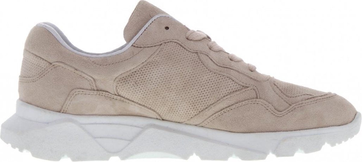 Tango | Kate 13-b light pink suede perfo sneaker - white sole | Maat: 41