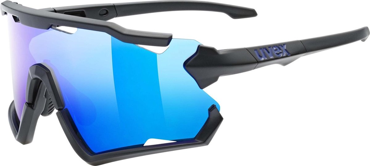 Uvex sportstyle 228 fietsbril - zwart/ blauw