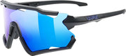 Uvex sportstyle 228 fietsbril - zwart/ blauw