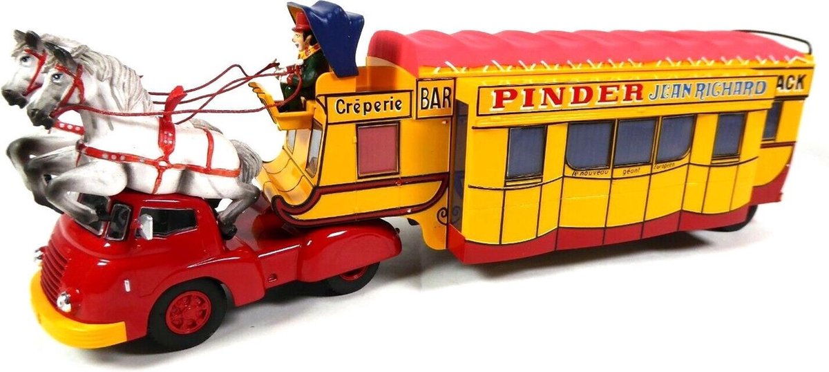 ATLAS BAR-CREPERIE TRUCK & TRAILER CIRCUS PINDER SNACK BAR schaalmodel 1:43