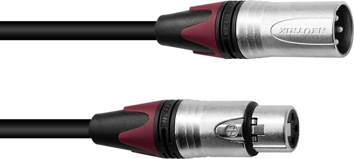 PSSO xlr kabel COL 3pin 7.5m bk Neutrik