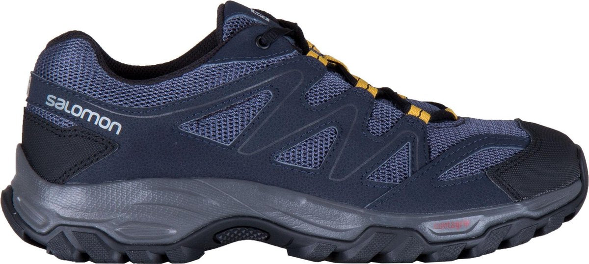 Salomon Hatos 4 Wandelschoenen - Maat 40 2/3 - Mannen - grijs/ blauw/ geel