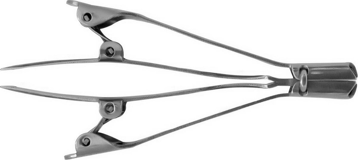 Rojamatic Professionele Automatische Epileerpincet RVS schuin 9 cm.