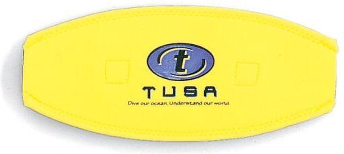 Neopreen maskerband geel