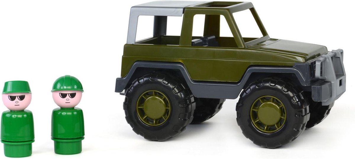 Polesie Leger Jeep met Passagiers
