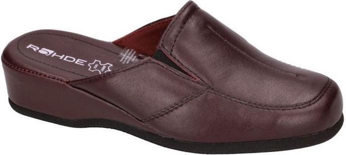 Rohde -Dames -  bordeaux - pantoffels - maat 38
