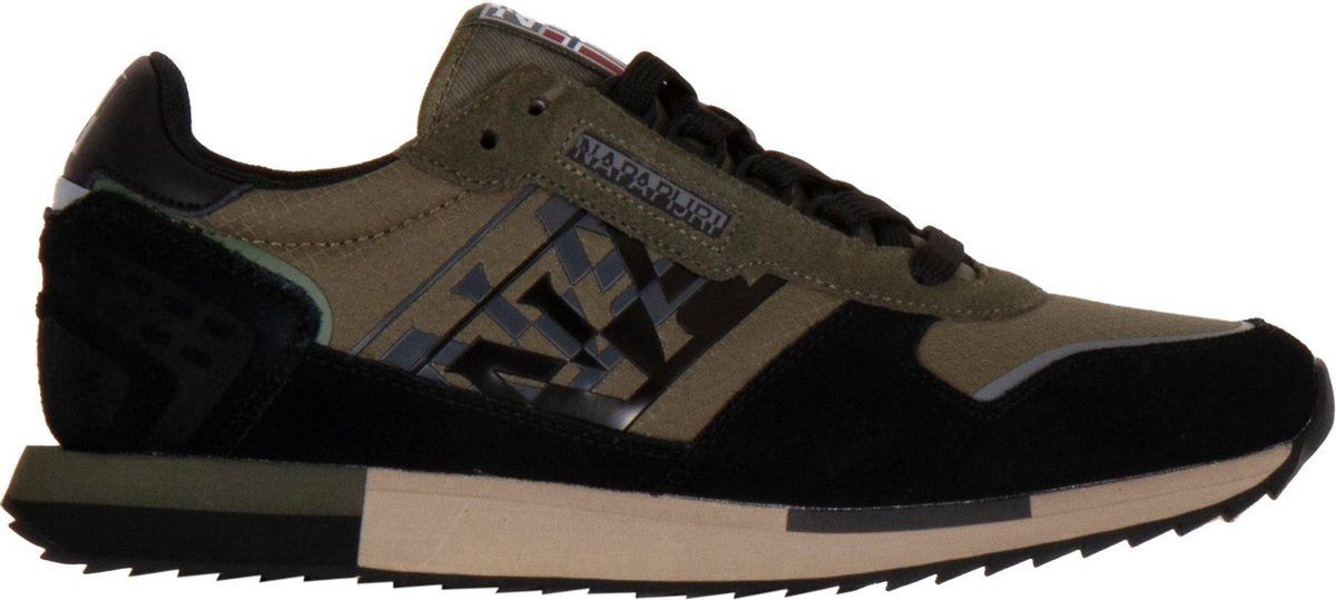 Napapijri Sneakers - Maat 45 - Mannen - donker groen - zwart