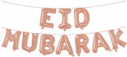 Folieballonnenset Suikerfeest Offerfeest 'Eid Mubarak' roségoud
