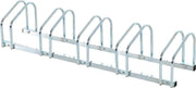 HOMCOM Fietsenrek voor 5 fietsen staal verzinkt 130 x 33 x 27cm