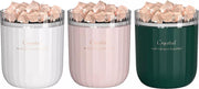 Groen Draagbare Crystal Aromatheraphy Luchtbevochtiger Usb Draadloze Aroma Essentiële Olie Diffuser Lucht bevochtiger Met Sfeer Lamp Thuis Kado
