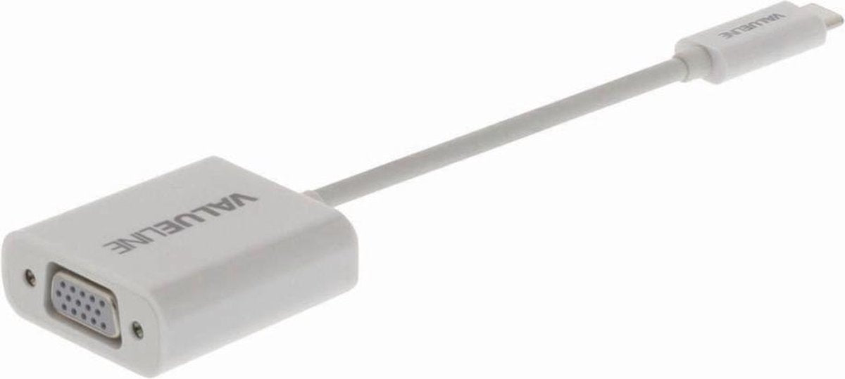 USB Type-C Adapter Cable | Type-C Male - VGA Female | 0.2 m | White