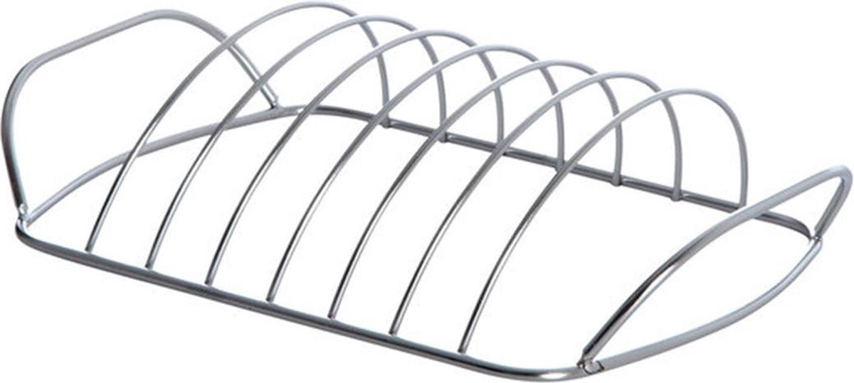 ALL'GRILL Roestvrijstalen spareribhouder