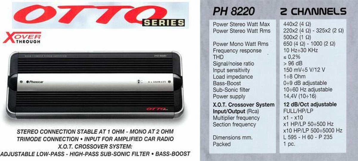 Phonocar PH8220