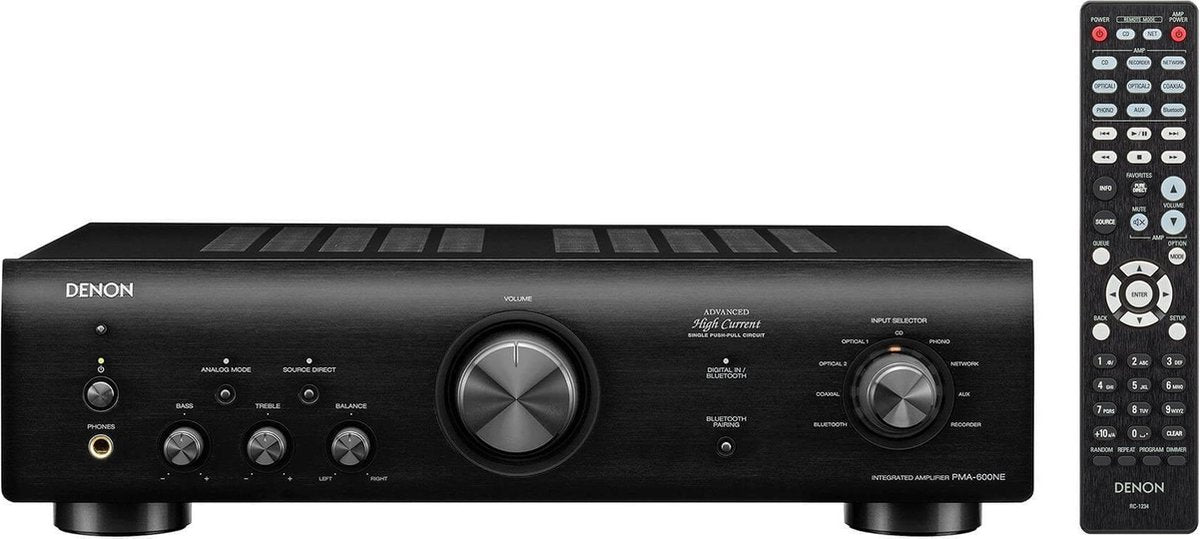 Denon PMA600NE versterker met Bluetooth zwart