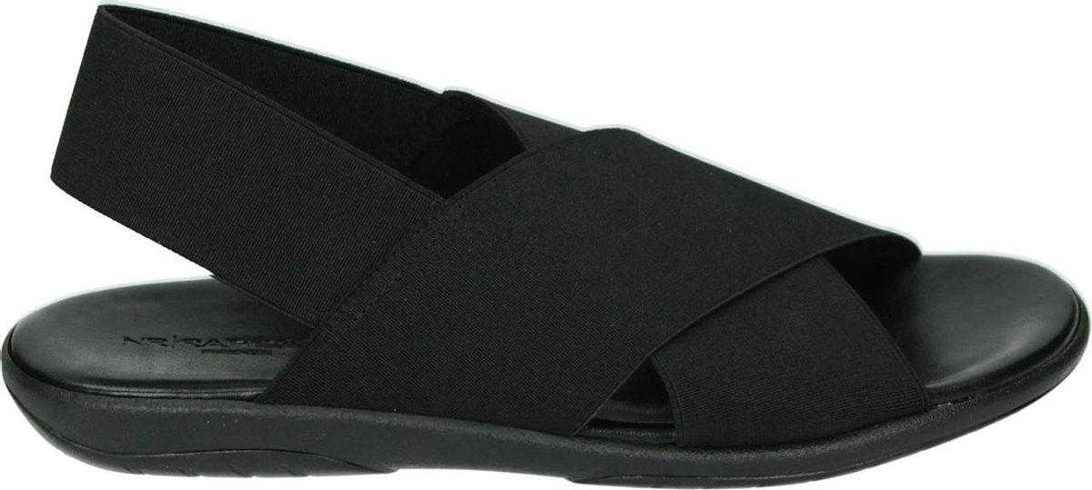 Rapisardi CRES/n - Volwassenen Platte sandalenDames Sandalen - Kleur: Zwart - Maat: 36