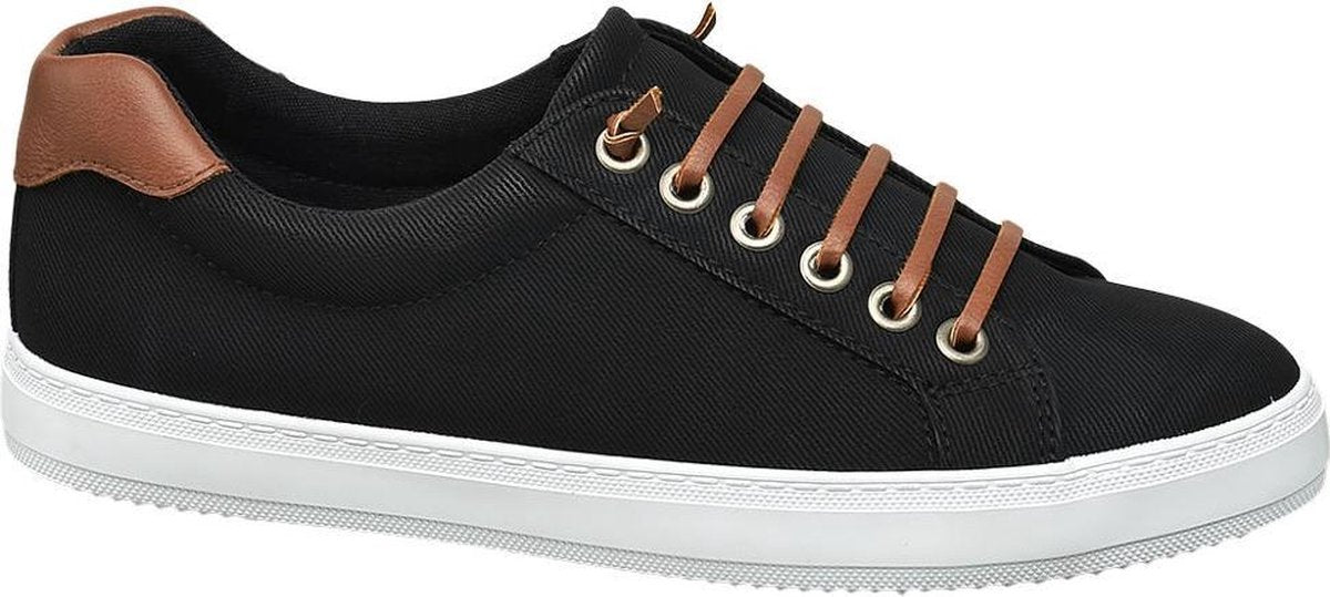 Vty Zwarte sneaker slip on - Maat 39