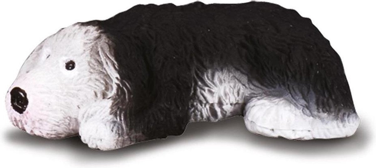 Collecta Honden (S): OUDE ENGELSE HERDERSHOND PUPPY 4.5x3x1.5cm