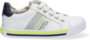 Braqeez Dicky Day Jongens Lage Sneakers - Wit - Leer - Veters