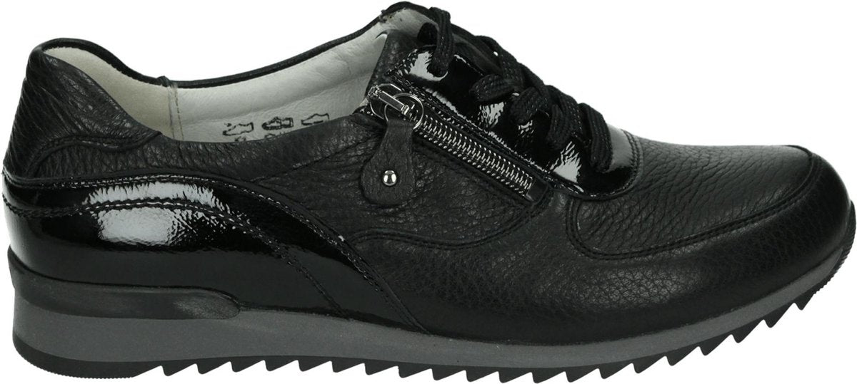 Waldlaufer 370022 Hurly - Volwassenen Lage sneakers - Kleur: Zwart - Maat: 38.5