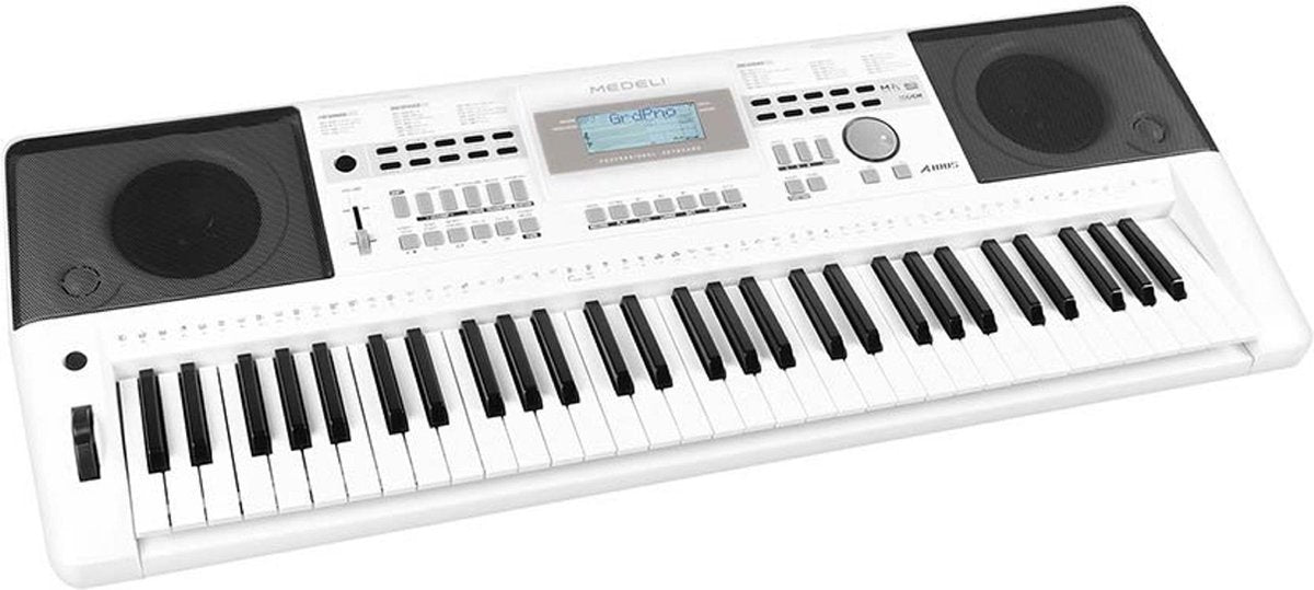 Medeli A100SW wit keyboard met 61 aanslaggevoelige toetsen