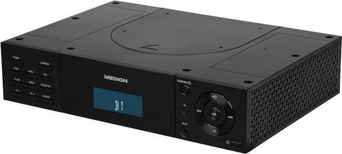 MEDION LIFE E66346 Radio | PLL-FM | Bluetooth 2.1| 2 x 5 W RMS | LC-display |draadloze muziekoverdracht | RDS