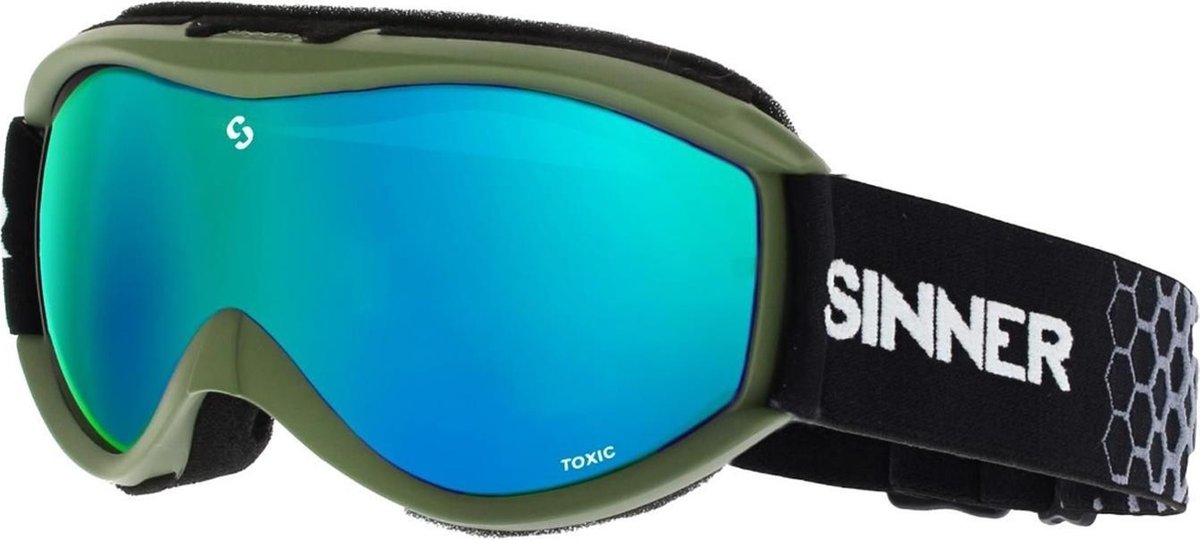 Sinner - Toxic Skibril - zwart - one size