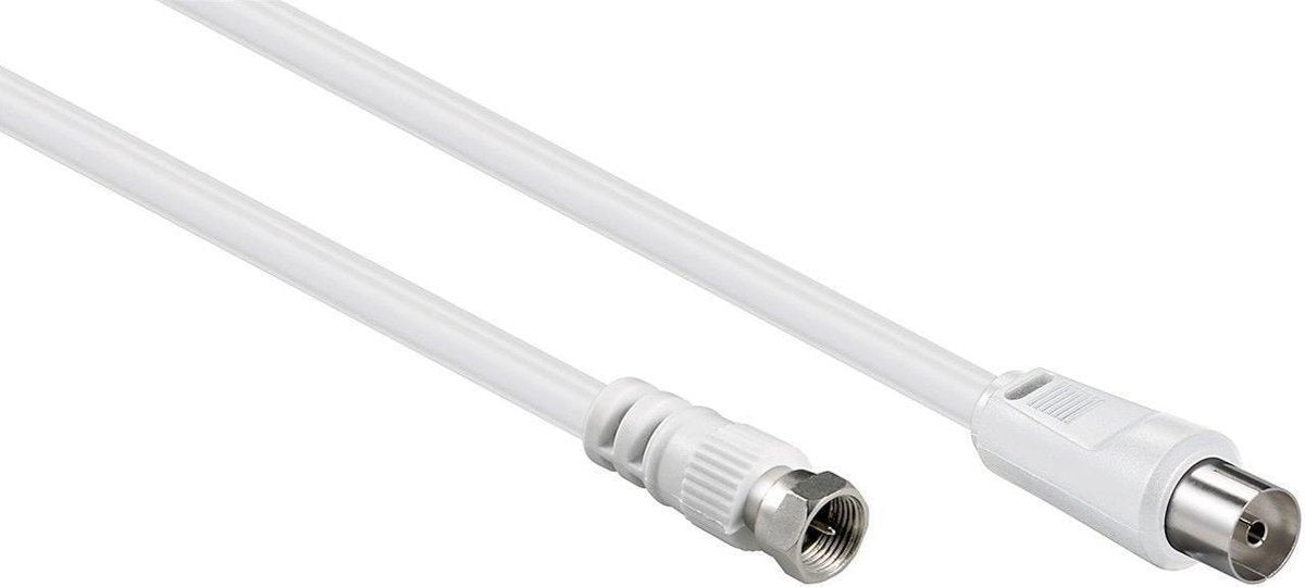 Transmedia F (m) - Coax IEC (v) coaxkabel / wit - 7