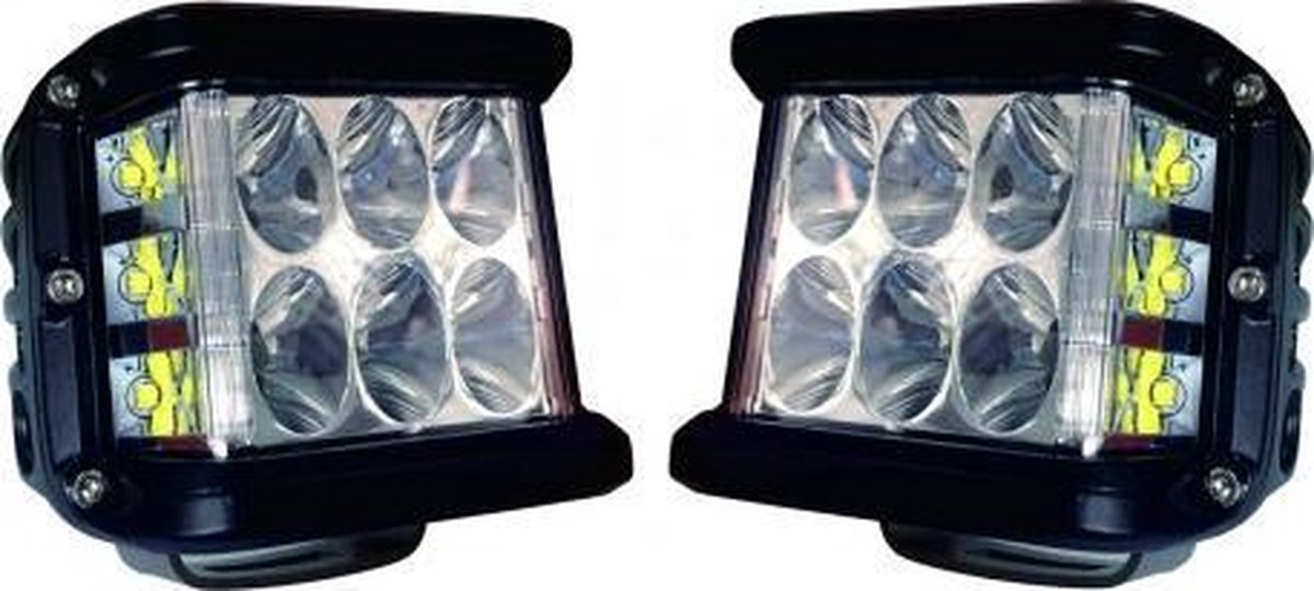 KUBO LED SET- LED- werklamp - 2 stuks - schijnwerper - 45 watt