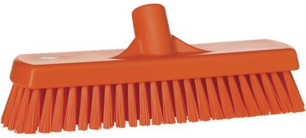 Vikan Hygiene 7060-7 vloerschrobber oranje harde vezel 30 cm breed