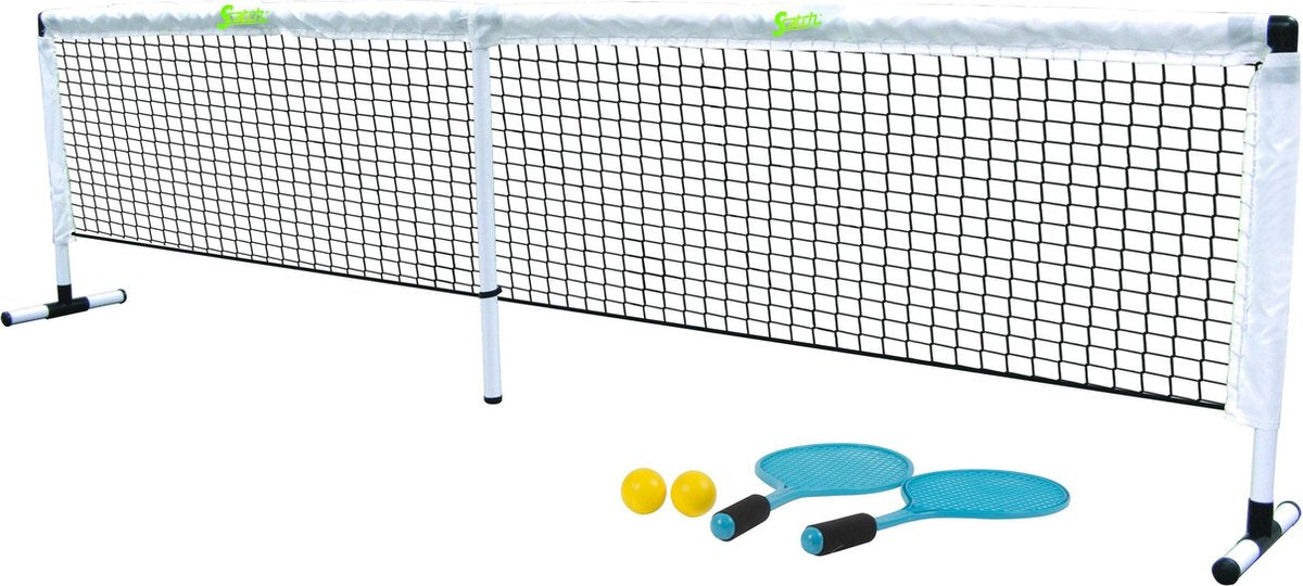 Scatch Tennisset - 1 Net - 2 Rackets - 2 Ballen - 245 x 30 x 63 cm