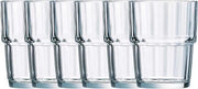 6x Whisky Norvege transparant 200 ml - Koffie/thee/Whiskey glazen Norvege 200 ml