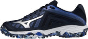 Mizuno Wave Lynx kinderen - zwart/blauw - maat 36