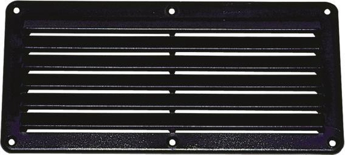 Talamex zwart ABS Ventilatierooster 261 x 125 mm