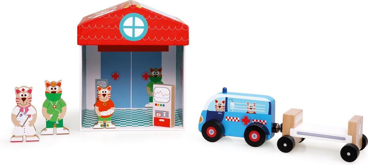 Scratch: SPEELDOOS ZIEKENHUIS 2-in-1