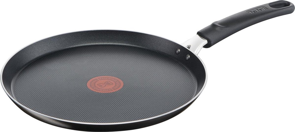 TEFAL  -  PANNENKOEKENPAN - EASY COOK & CLEAN - D28 cm - ALUMINIUM - ZWART