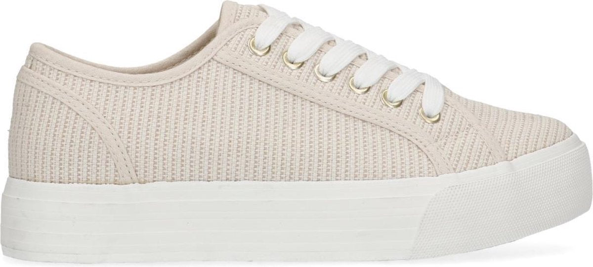 Manfield - Dames - Beige sneakers - Maat 40