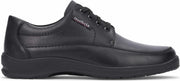 Mobils by Mephisto EZARD zwart lederen veterschoen voor brede voeten - Maat 43
