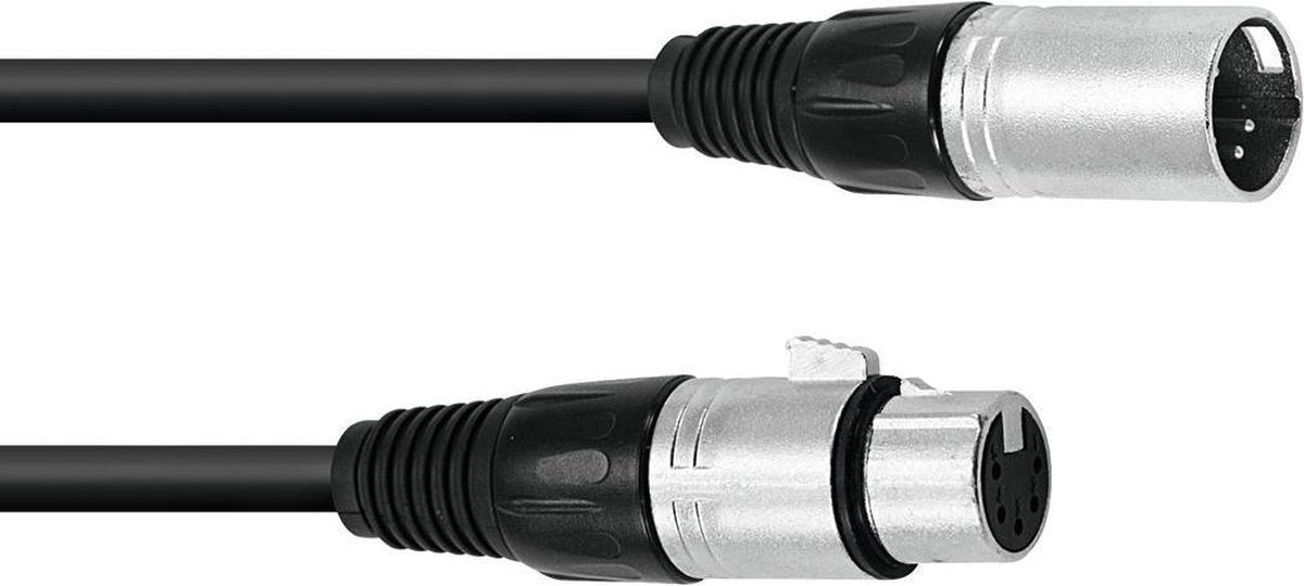 OMNITRONICxlr kabel 5 meter 5pin bk