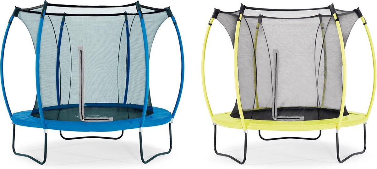 Plum Colours Springsafe - Trampoline - 8ft - omkeerbaar - Limoengroen/Blauw