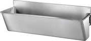 Medische scrub lage spatwand L.1400 RVS 304 mat gepolijst