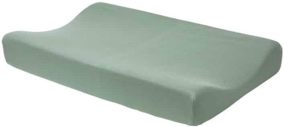 Meyco aankleedkussenhoes basic jersey - Stone Green