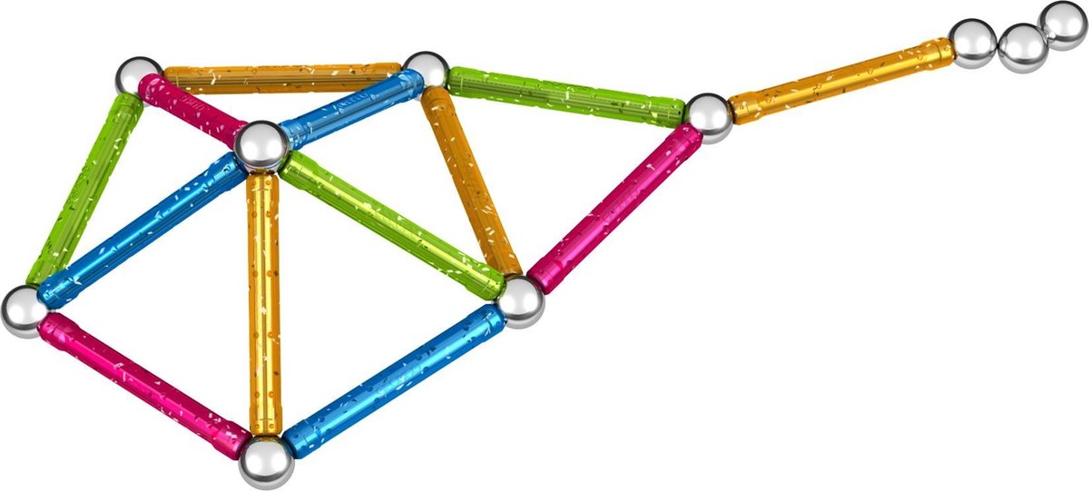 Geomag Glitter Color - Bouwpakket - 30-delig