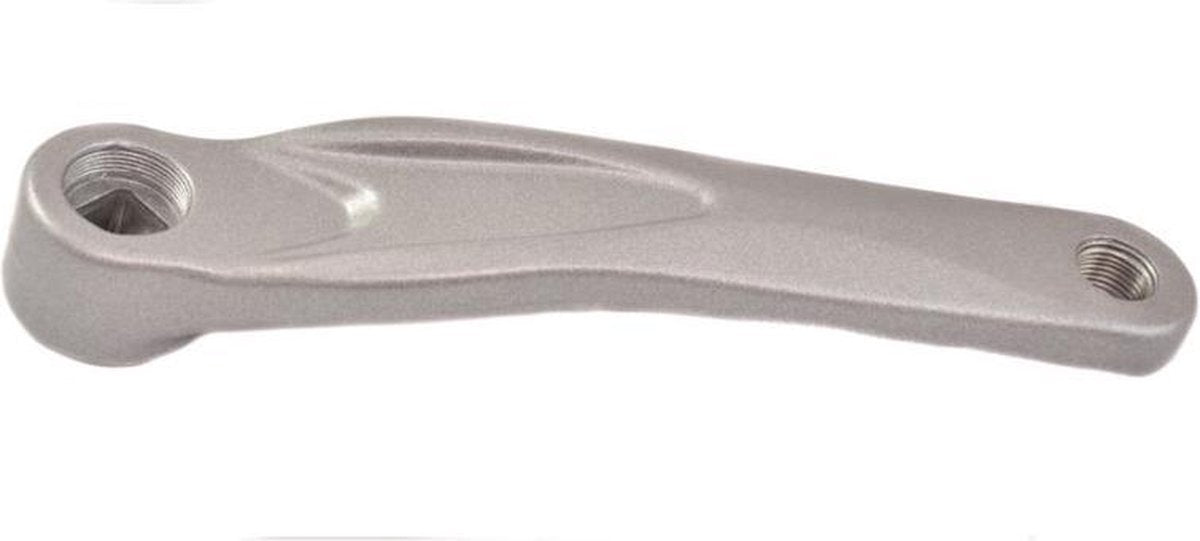 Crank links miranda alfa 1 ruit spieloos zilver 170mm - ZILVER
