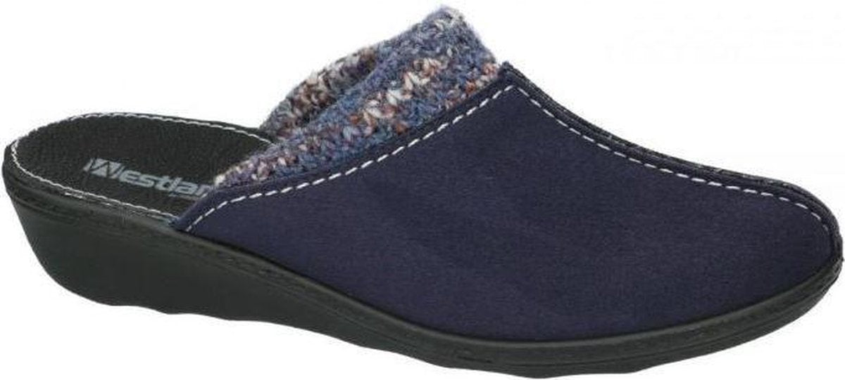 Westland -Dames -  blauw donker - pantoffels - maat 40