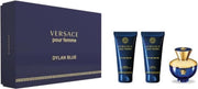 Versace Dylan Blue pour Femme Giftset - 50 ml eau de parfum spray + 50 ml showergel + 50 ml bodylotion - cadeauset voor dames