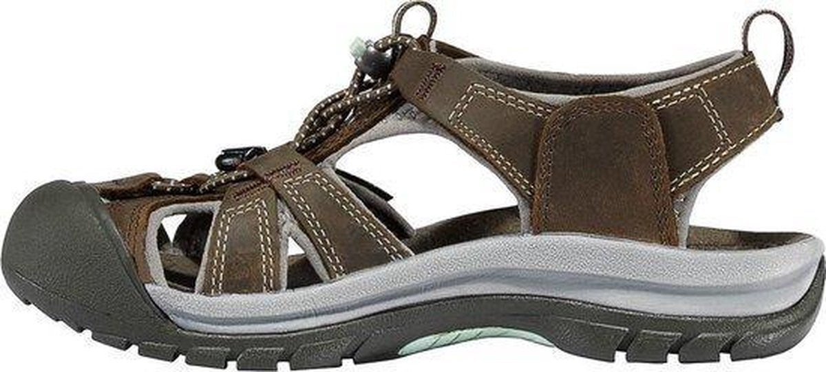 Keen Dames Venice Sandalen Bruin Grijs Maat US9.5 EU40