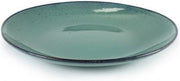 Aqua turquoise plat bord 28.5cm