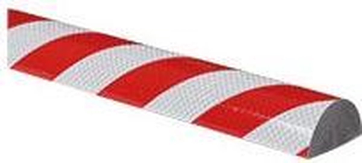 Stootrand vlakprofiel Type C+ lengte 1 m Rood