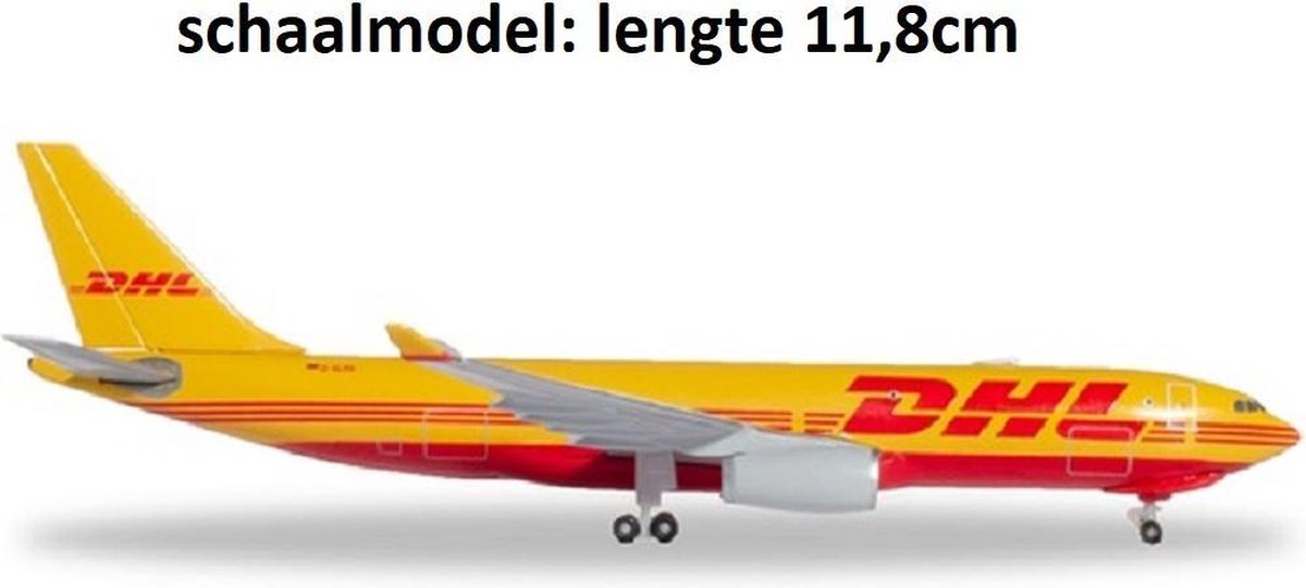 Herpa Airbus vliegtuig DHL- A330-200F
