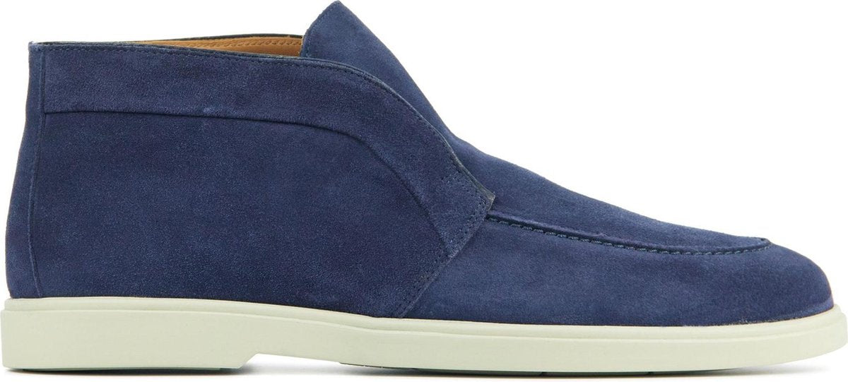 Stefano Lauran Mannen Suède Instapschoenen / Herenschoenen / Instapper S3031 - Blauw - Maat  40